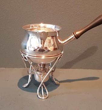 Antique Chester Silver Brandy Warmer