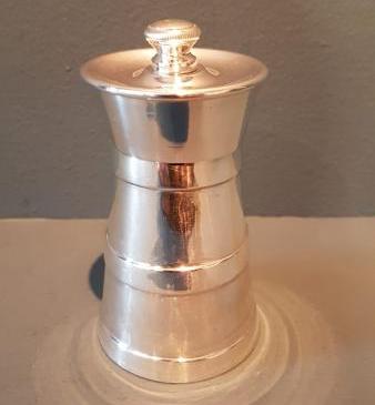 George V Silver Pepper Grinder