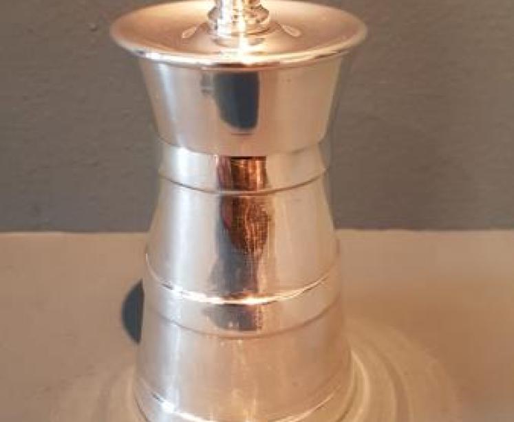 George V Silver Pepper Grinder - Image 1