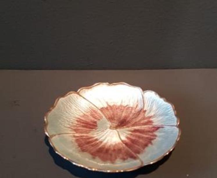 Silver and Enamel Anemone Pin Dish  - Image 1
