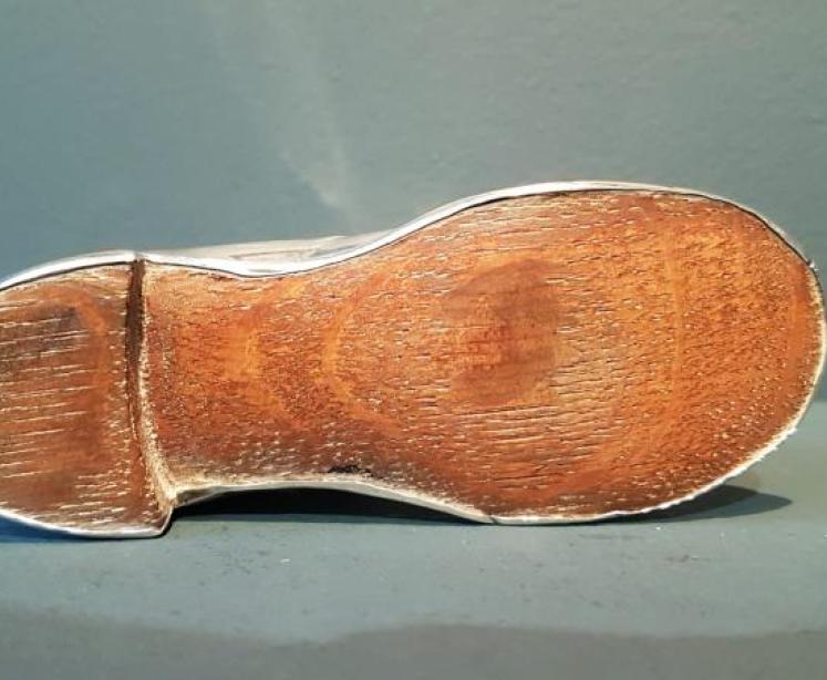 George V Silver Brogue Pin Cushion  - Image 4