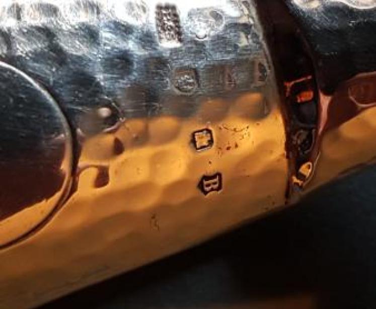 Planished Edinburgh Silver Shoe Horn - Image 3