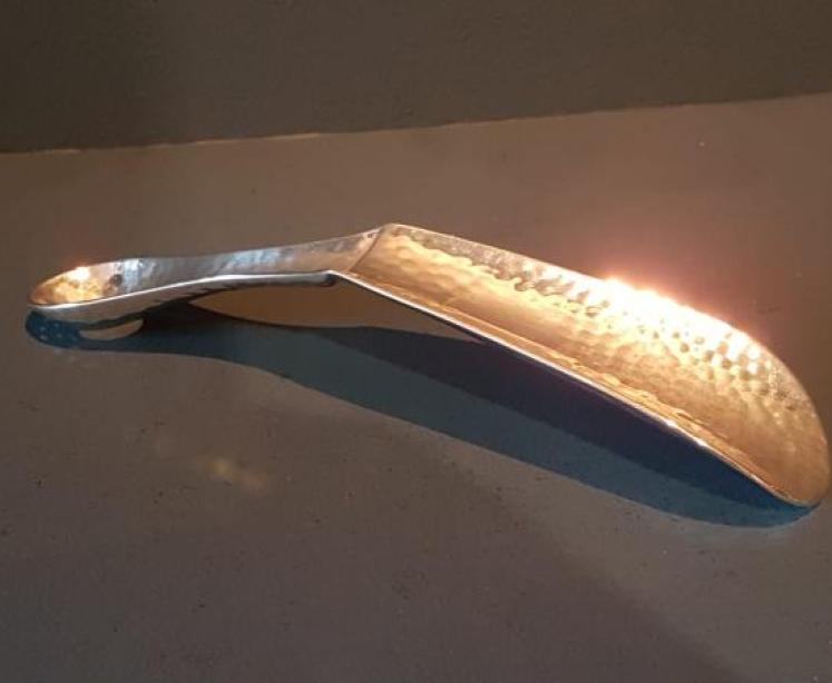 Planished Edinburgh Silver Shoe Horn - Image 5