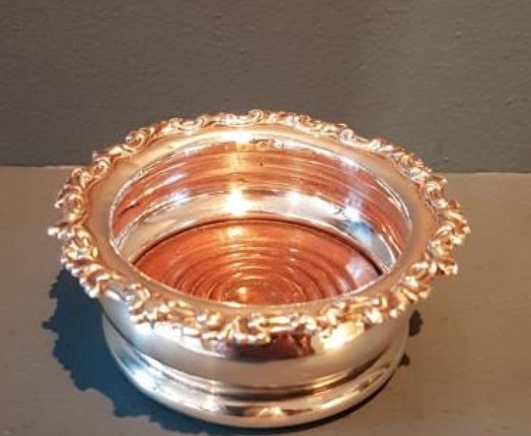 Edwardian Silver Liqueur Coaster - Image 1