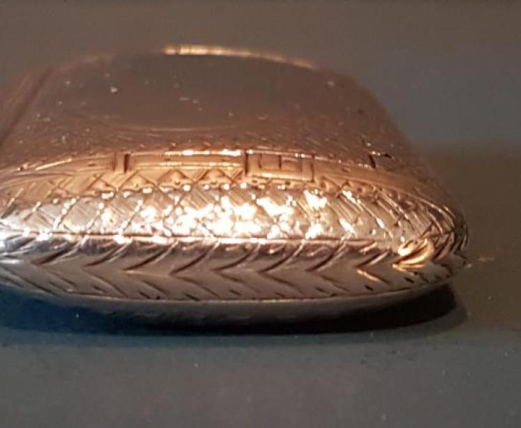 Engraved Silver Pocket Snuff - Image 6