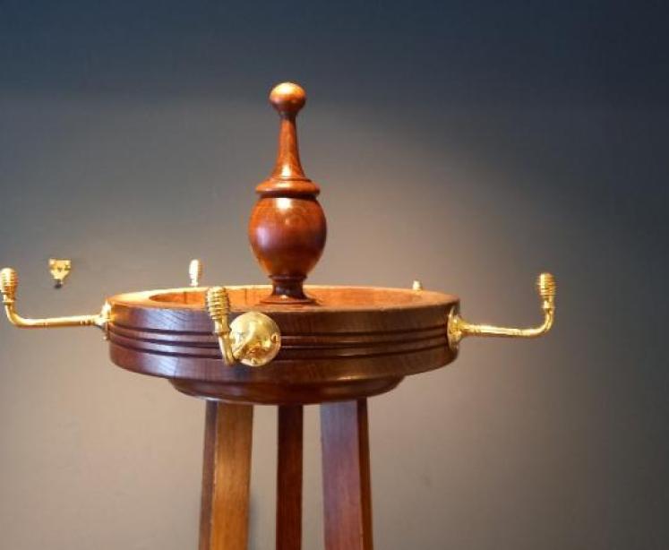 Antique Revolving Coat & Hat Hallstand - Image 2