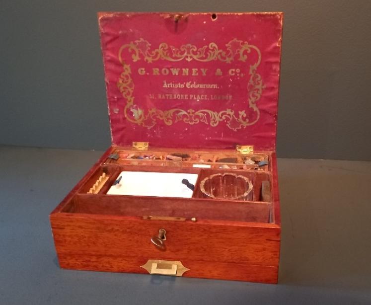 Victorian Mahogany Rowney of London Artist's Box - Image 1