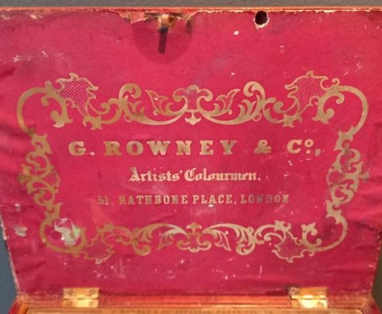 Victorian Mahogany Rowney of London Artist's Box - Image 5