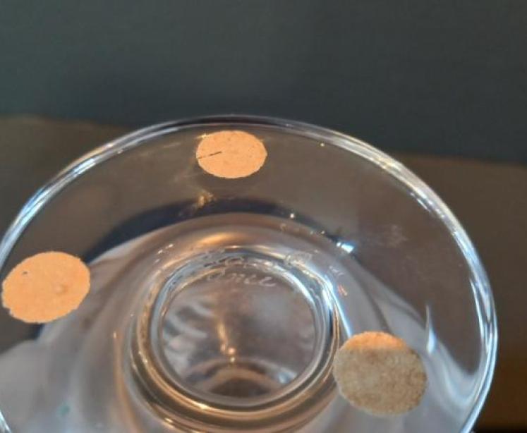 Lalique Opalescent Lion Mask Vase - Image 5