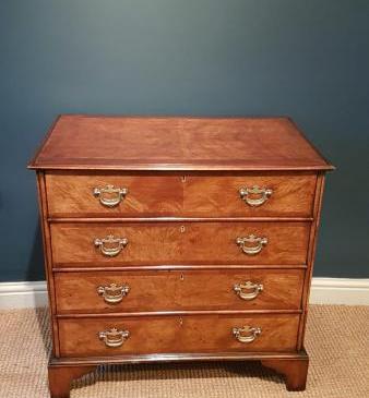 George I Style Walnut Chest of Drawers