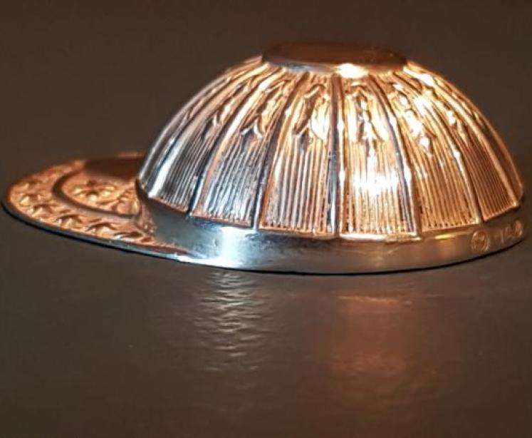 Silver Jockeys Cap Caddy Spoon - Image 2