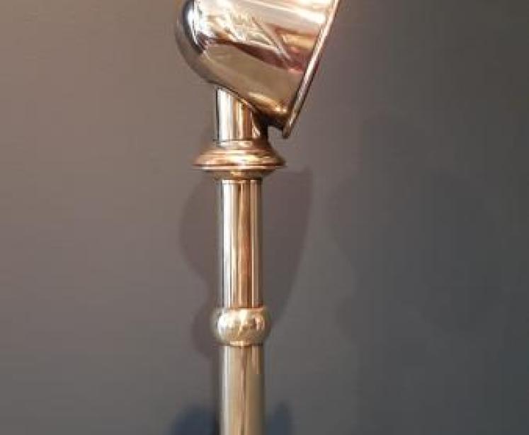 Victorian Brass Student Lamp - Image 1