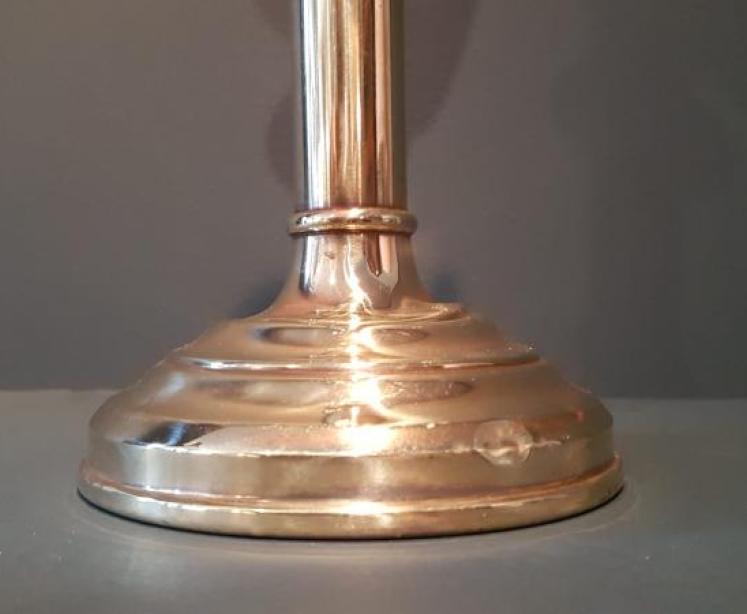 Victorian Brass Student Lamp - Image 6