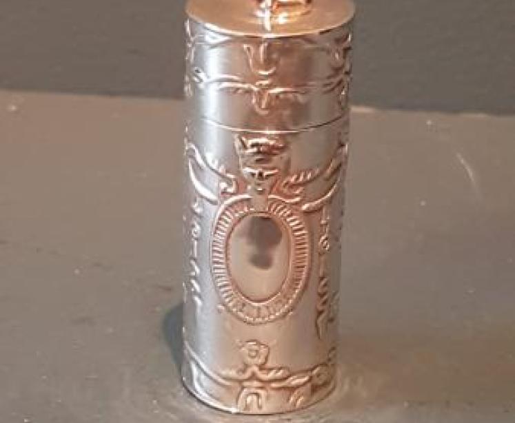 Edwardian Silver Tooth Pick Holder - Image 1