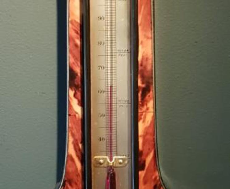 Superb Victorian Tortoise Shell Banjo Barometer - Image 2