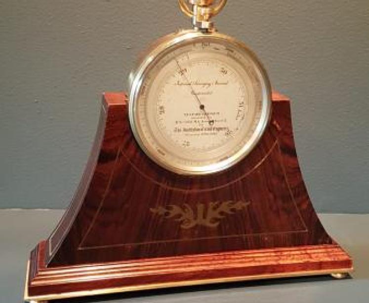 Fine Quality Campaign Barometer and Stand - Image 1