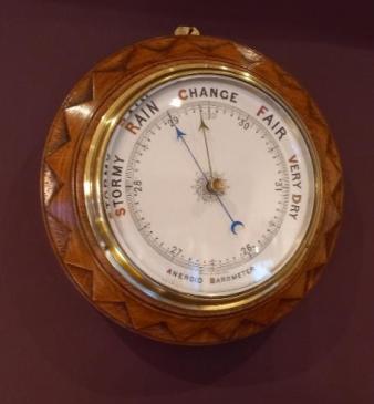 Antique Star Burst Surround Barometer