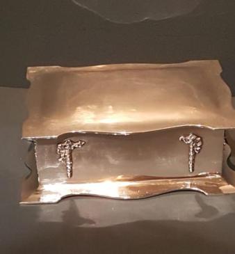 Edwardian Silver Card Box