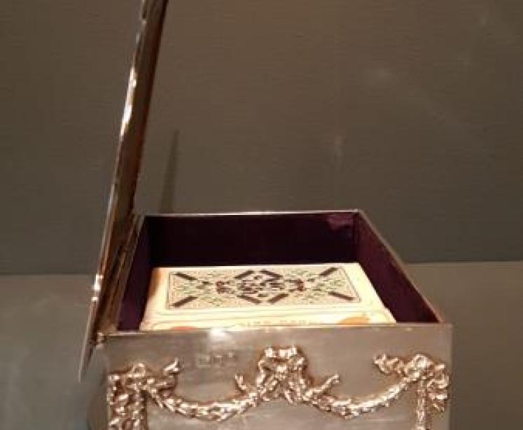 Edwardian Silver Card Box - Image 4