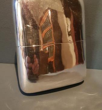 Large Edinburgh Silver Hip Flask