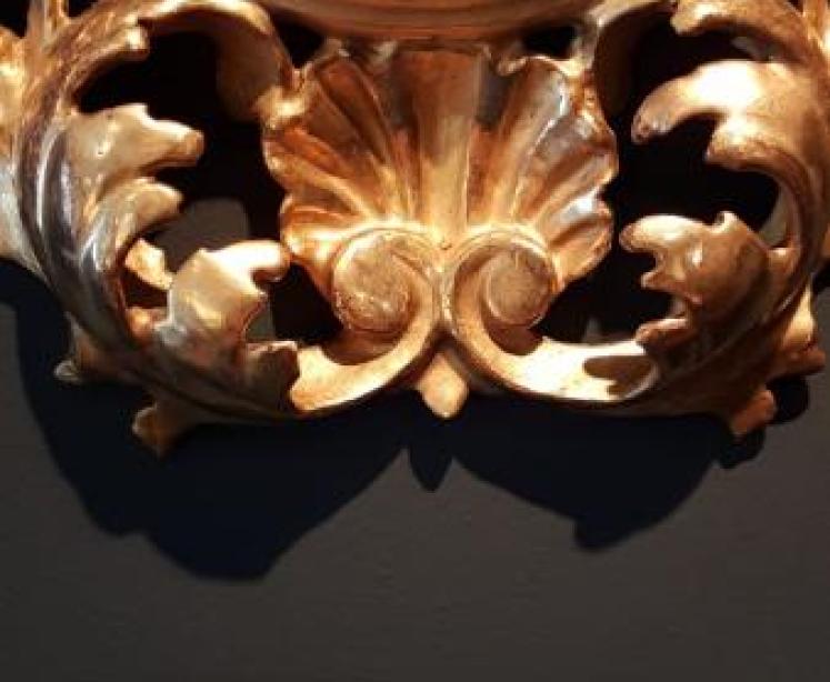 Small Victorian Florentine Mirror - Image 6