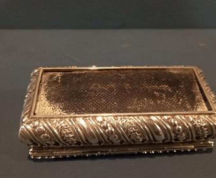 Victorian Silver Decorative Surround Table Box - Image 3