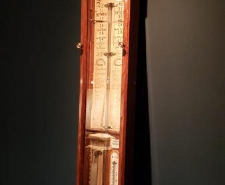 Victorian Oak Cased Admiral Fitzroy Barometer - Image 2