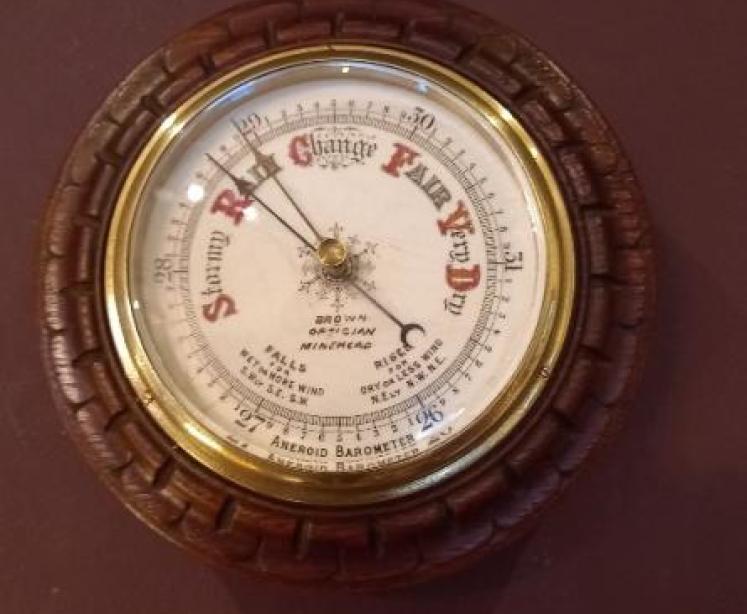 Victorian Porcelain Dial Minehead Barometer - Image 7