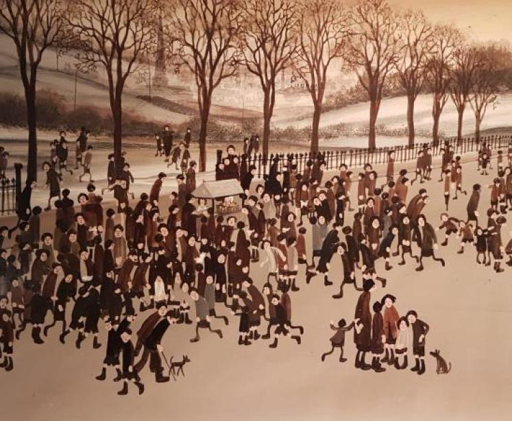 Brian Shields Oil on Board - Image 3