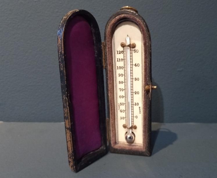 Antique Bone Scale Pocket Thermometer - Image 6
