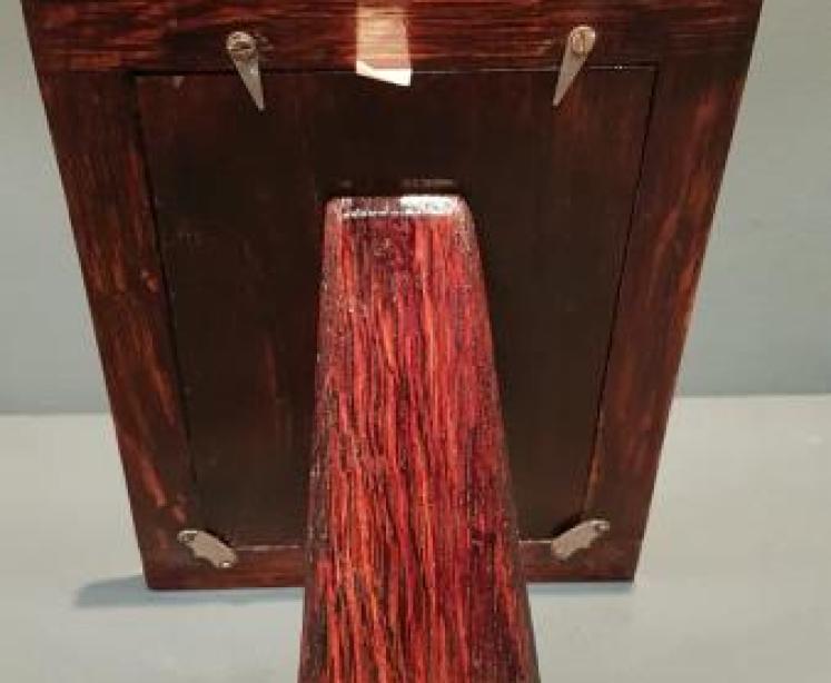 George V Silver Engine Turned Photo Frame - Image 3