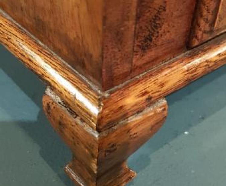 Walnut Bureau Mirror - Image 4