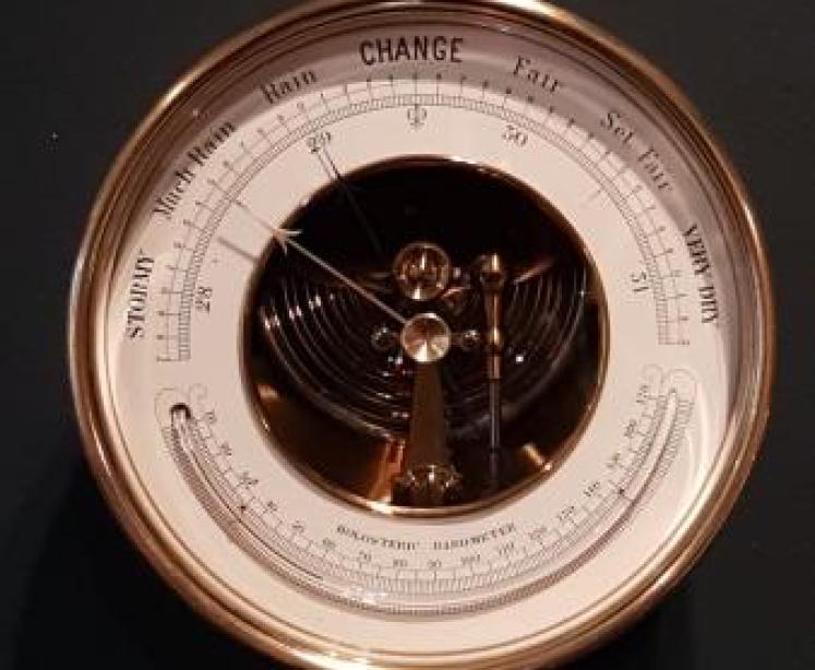 Victorian Skeletonised Marine Barometer - Image 1