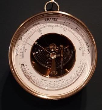 Victorian Skeletonised Marine Barometer