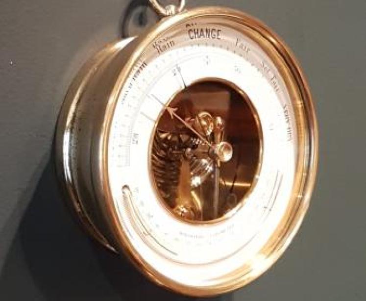 Victorian Skeletonised Marine Barometer - Image 5