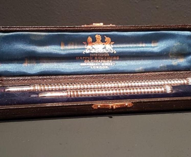 Matching Pair of Sampson Morden Silver Pencils - Image 1