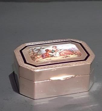 Fine Quality Silver and Enamel Box