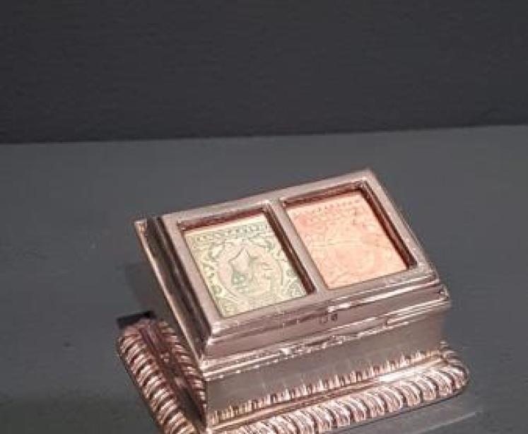 Silver Stamp Box - Image 1