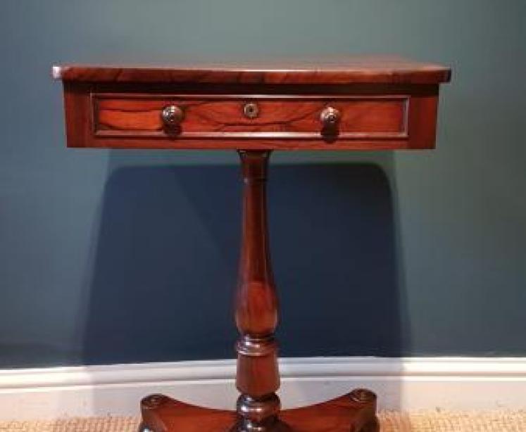 Regency Rosewood Lamp Table  - Image 1