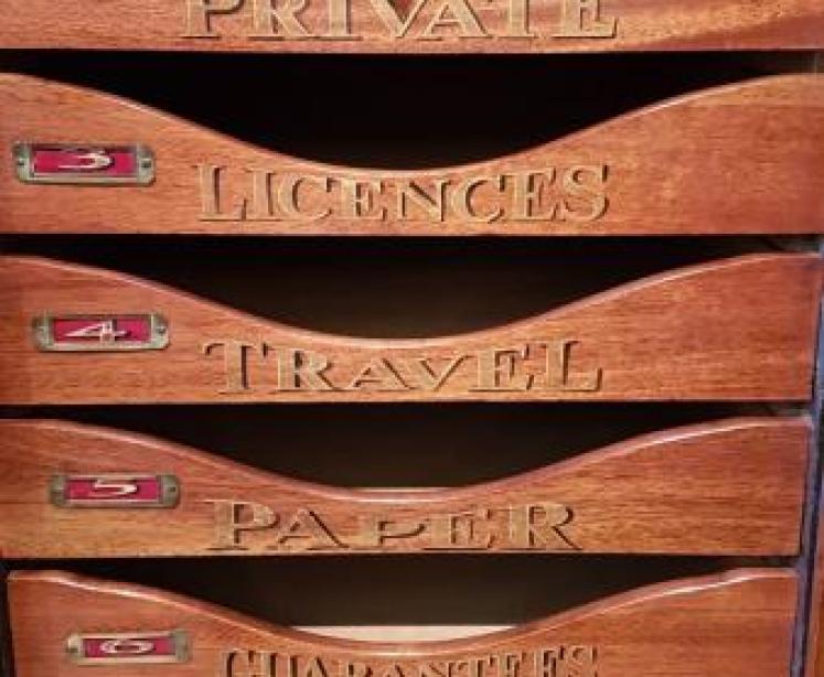 Victorian Mahogany Estate File Cabinet  - Image 3