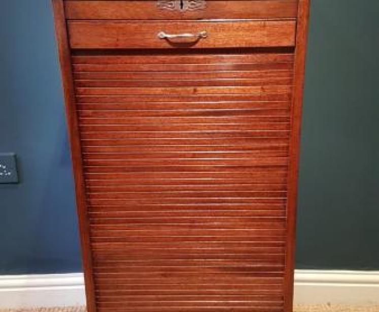 Victorian Mahogany Estate File Cabinet  - Image 7