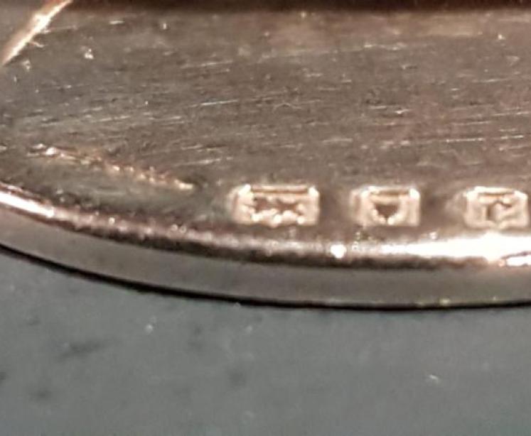 Pair of George V Silver Owl Menu Holders - Image 4