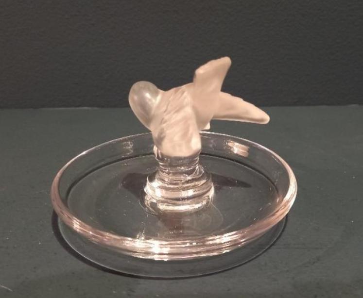Lalique Opalescent Bird Ring Tray - Image 2
