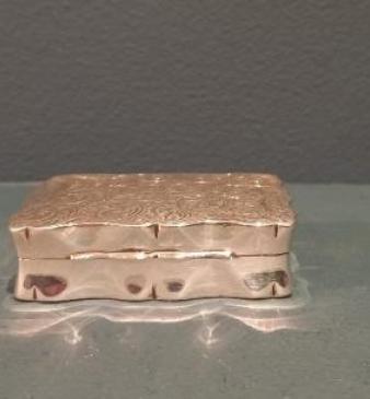 Mid 19th Century Silver Engraved Table Snuff Box