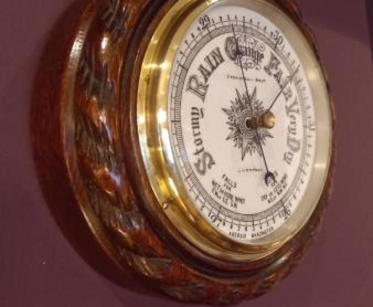 Antique Casatelli of London Ship's Barometer - Image 1