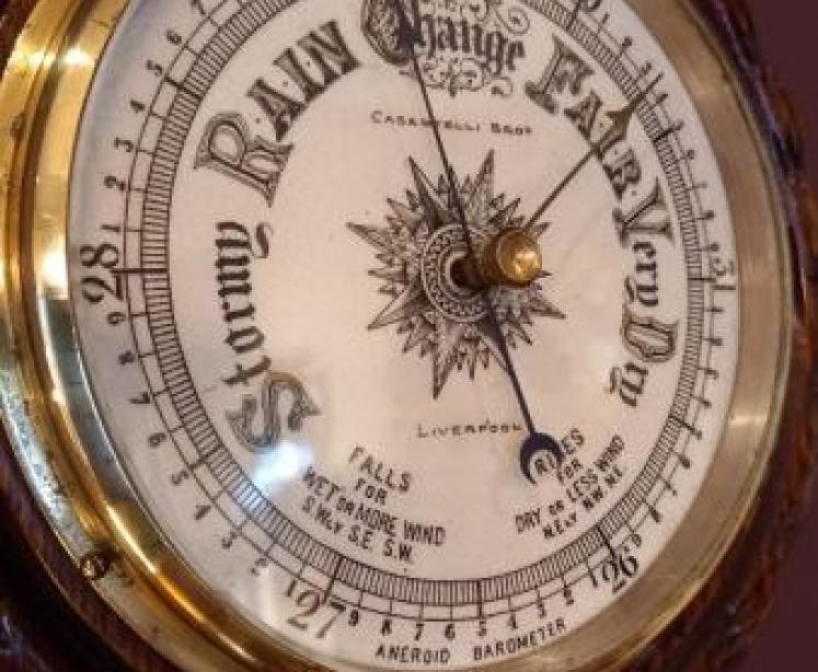 Antique Casatelli of London Ship's Barometer - Image 3