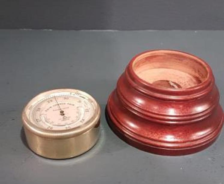 Victorian Pocket Barometer and Stand - Image 1