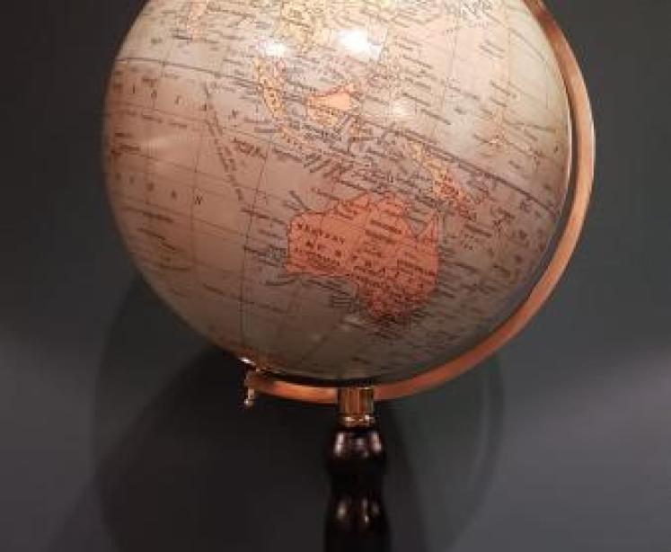 1940's Geographica Papier Mache 10" Globe  - Image 1