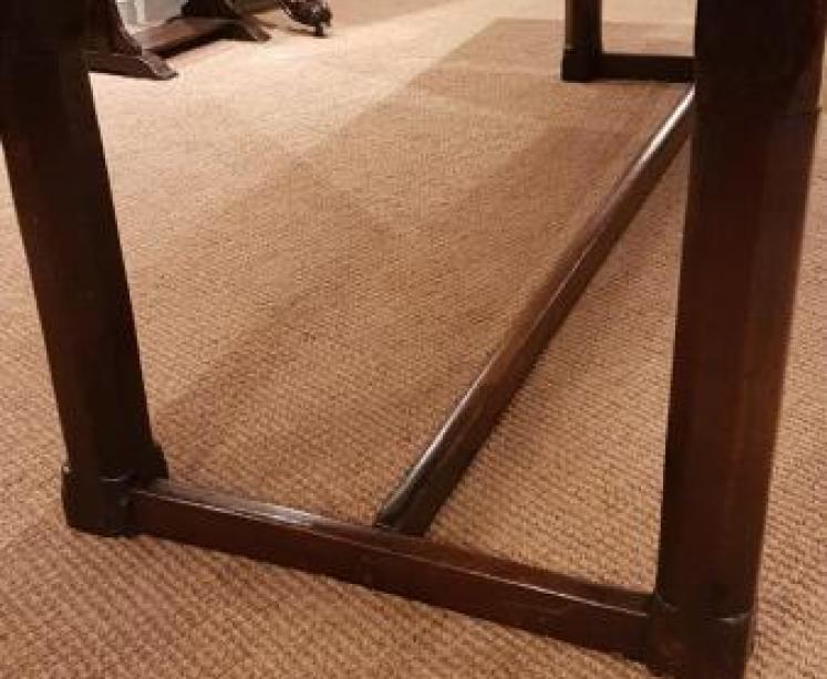 Large Period Oak Refectory Table  - Image 6