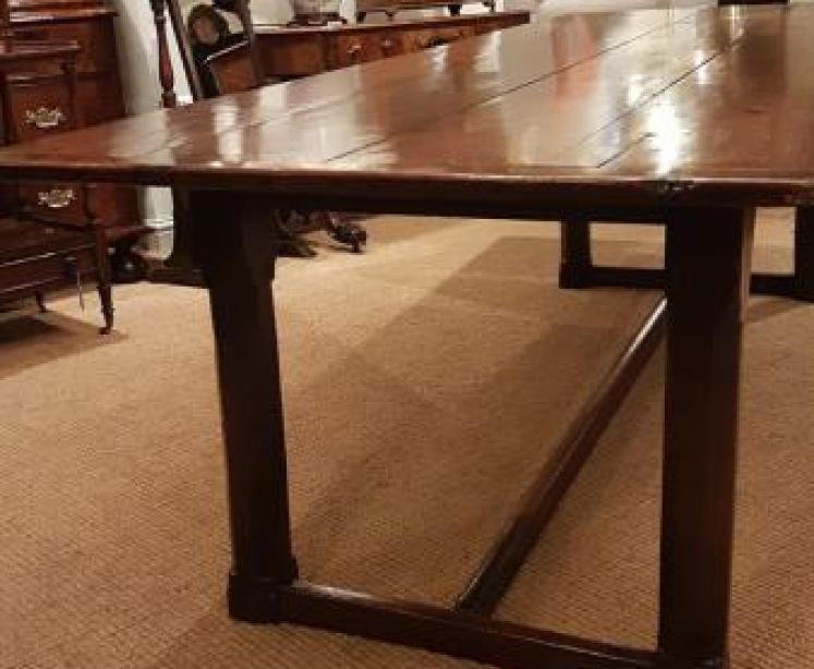 Large Period Oak Refectory Table  - Image 7